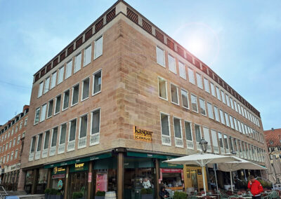 Kaspar Schmauser – Hauptmarkt in Nürnberg – Wasserschaden