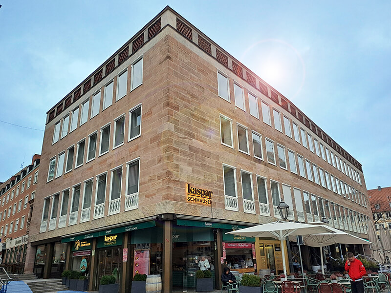Kaspar Schmauser – Hauptmarkt in Nürnberg – Wasserschaden
